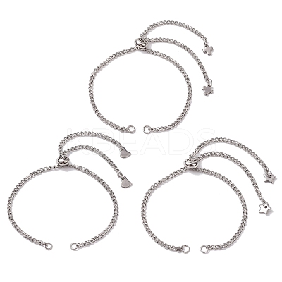 Non-Tarnish 304 Stainless Steel Chain Bracelet Making AJEW-JB01210-02-1