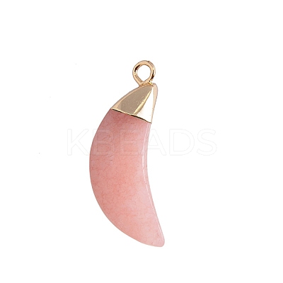 Natural Pink Jade Dyed Pendants PW-WG32337-07-1