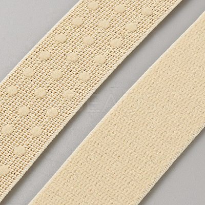 5 Yards Embroidery Flat Polyester Elastic Cord/Band OCOR-WH0016-10B-1