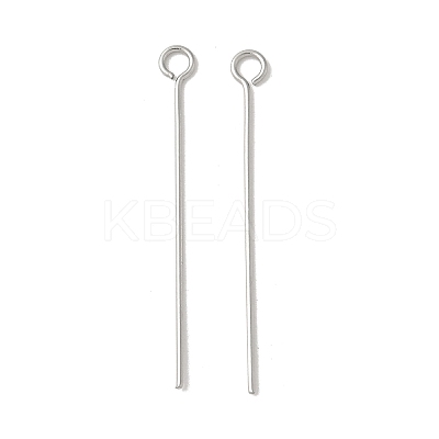 304 Stainless Steel Eye Pins STAS-K293-13P-0.6x30mm-1