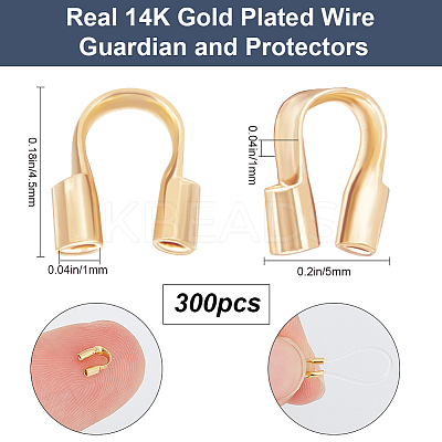300Pcs Wire Guardian and Protectors KK-BBC0013-09A-G02-1