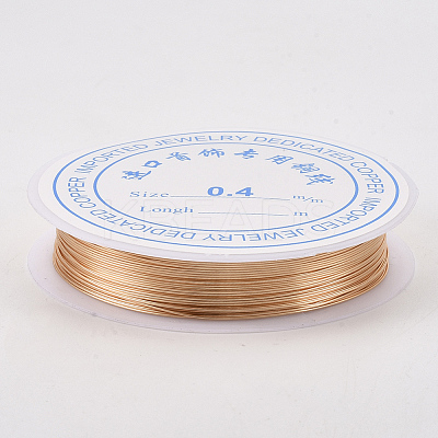 Round Copper Jewelry Wire X-CWIR-Q006-0.6mm-KC-1