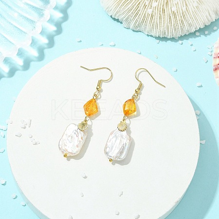 304 Stainless Steel Dangle Earring EJEW-JE07101-1