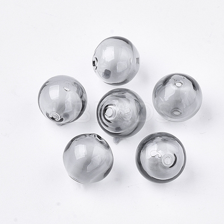 Handmade Blown Glass Beads X-BLOW-T001-32B-06-1