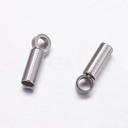 Tarnish Resistant 304 Stainless Steel Cord Ends STAS-P161-05-1.5mm-1