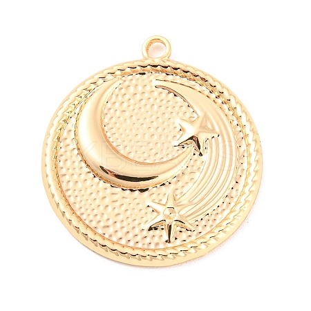 Rack Plating Brass Pendants KK-M261-02G-1