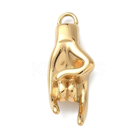 304 Stainless Steel Pendants Ion Plating(IP) STAS-P423-07G-1