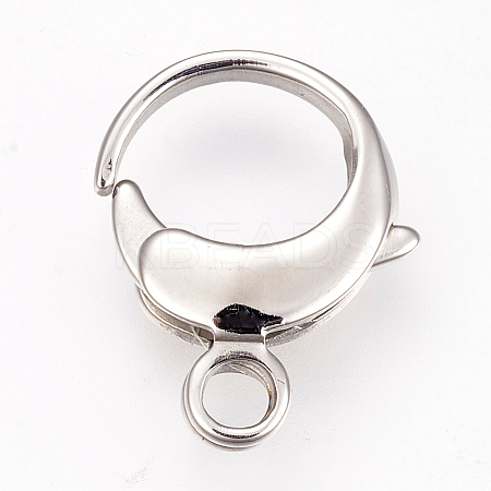 Tarnish Resistant 304 Stainless Steel Lobster Claw Clasps LS-STAS-I082-16P-02-1