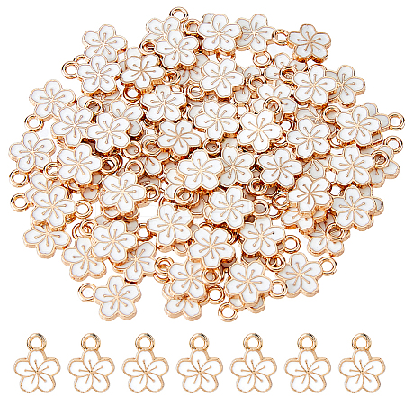 80Pcs Alloy Enamel Charms ENAM-DC0002-17A-1