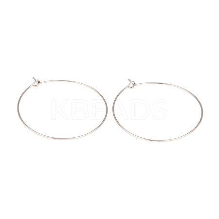 316L Surgical Stainless Steel Hoop Earring Findings STAS-G229-07P-05-1
