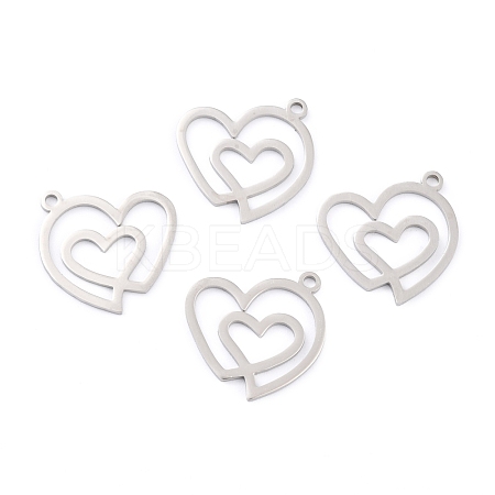 Non-Tarnish 201 Stainless Steel Pendants STAS-K003-03P-1