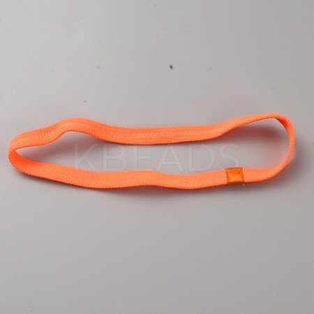 Candy Color Nylon Elastic HairBands OHAR-WH0034-04E-1