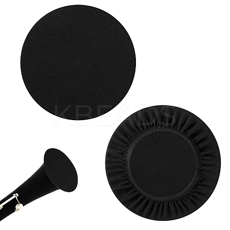 2PCS Cloth with Soft Nap Mute Cap AJEW-GF0003-54A-1