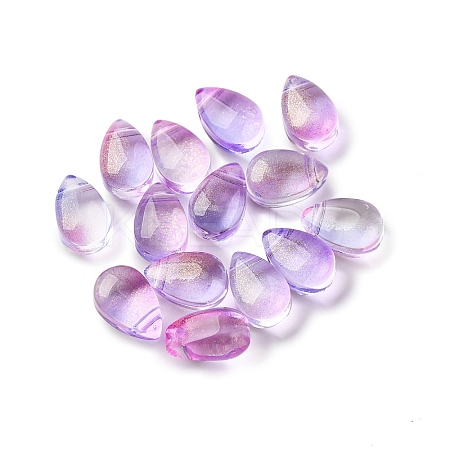 Transparent Glass Charms GGLA-M004-05B-03-01-1