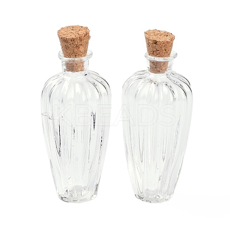 Glass Cork Bottles AJEW-O032-05C-1