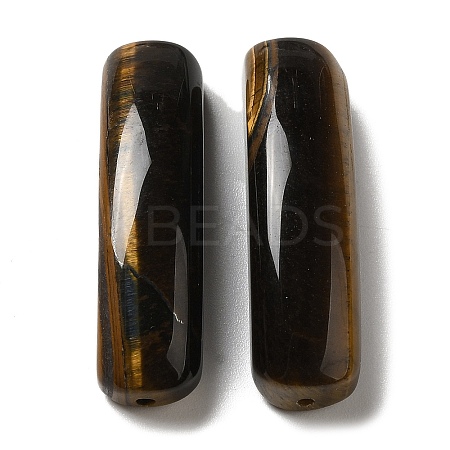 Natural Tiger Eye Connector Charms G-G095-01C-1