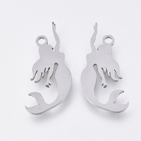 Tarnish Resistant 201 Stainless Steel Pendants LS-X-STAS-S110-004P-1