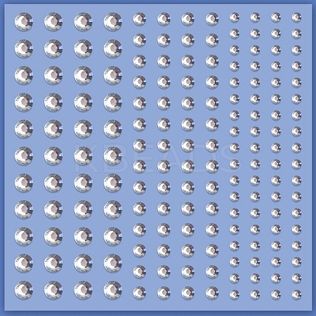 Acrylic Rhinestone Facial Stickers LS-PW-WG72147-01-1