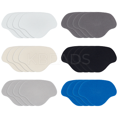 6 Bags 6 Colors Cloth Shoe Heel Repair Patch AJEW-DR0001-95-1