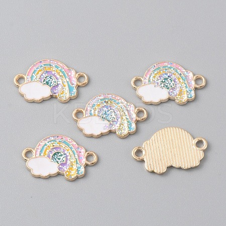 Alloy Colorful Enamel Connector Charms ENAM-CJC0019-01A-1