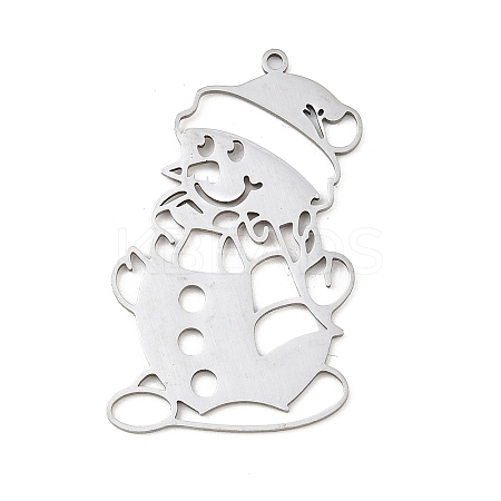 Christmas 201 Stainless Steel Pendants LS-STAS-C156-01V-P-1
