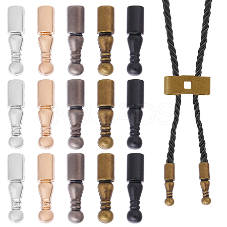 15Pcs 5 Colors Alloy Pendants Findings FIND-CA0009-93-1
