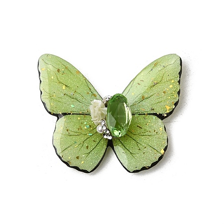 Transparent Epoxy Resin Cabochons RESI-A044-01E-1
