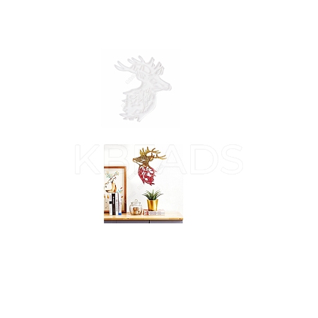 Christmas Reindeer Pendant Silicone Molds LS-DIY-K051-11-1