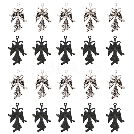20Pcs 2 Colors Alloy Pendants FIND-CA0007-54-1