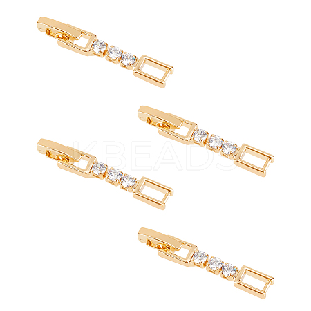 4Pcs Brass Extender Chain FIND-FH0009-25B-1