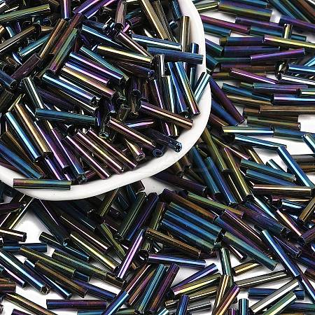 Glass Bugle Beads SEED-R028-2x15-A02-1