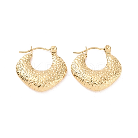 Ion Plating(IP) 304 Stainless Steel Hoop Earrings for Women EJEW-F287-09G-1