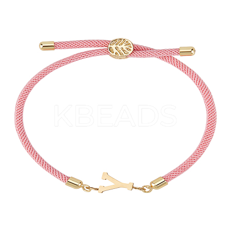 1Pc Adjustable Nylon Cord Slider Bracelets for Women BJEW-LP0001-32Y-03-1