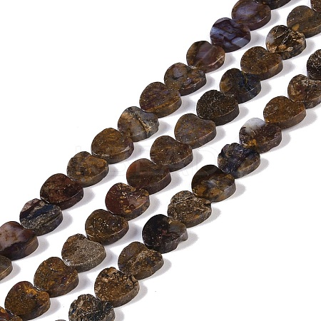 Natural Jasper Beads Strands G-K362-H02-01-1