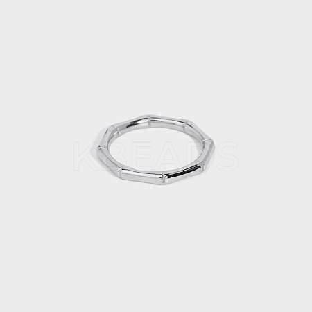304 Stainless Steel Bamboo Joint Ring GY8845-17-1