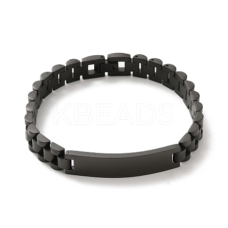 304 Stainless Steel Bracelets BJEW-I129-I-B-1