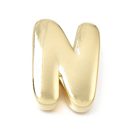 Brass Slide Charms KK-E802-33G-N-1