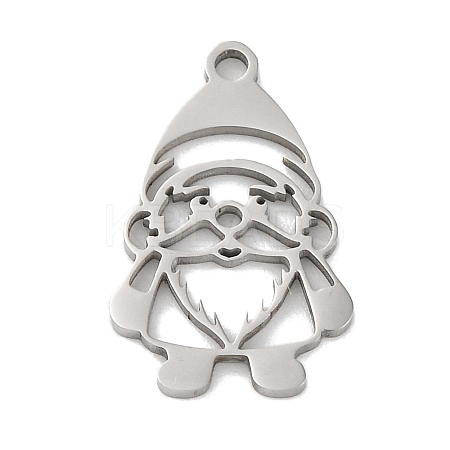 Christmas Anti-Tarnish 201 Stainless Steel Pendants LS-STAS-Q015-07P-1