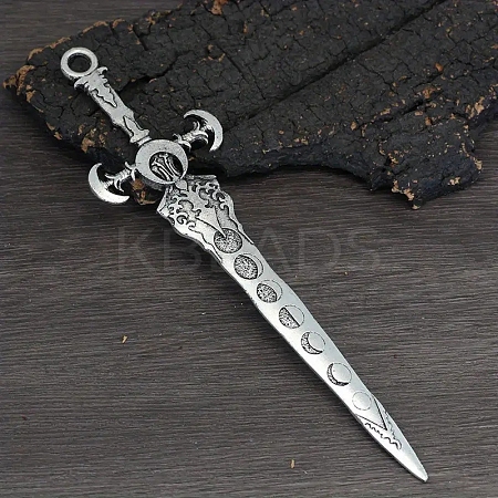 Sword Alloy Hair Sticks PW-WG0728D-03-1