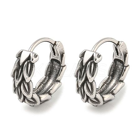 316 Surgical Stainless Steel Hoop Earrings EJEW-D096-12AS-12-1