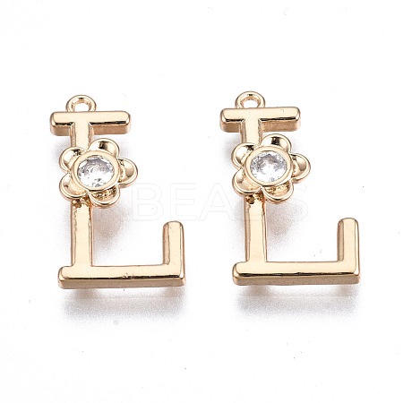 Brass Pendants KK-Q768-001G-L-1