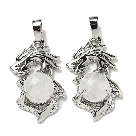 Natural Quartz Crystal Pendants G-G111-01P-06-1