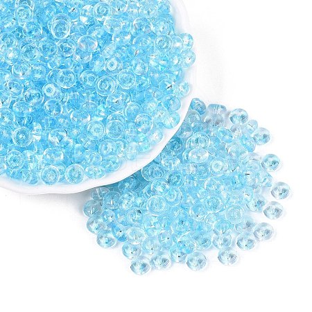 Transparent Colours Glass Seed Beads SEED-Q042-01A-A08-1