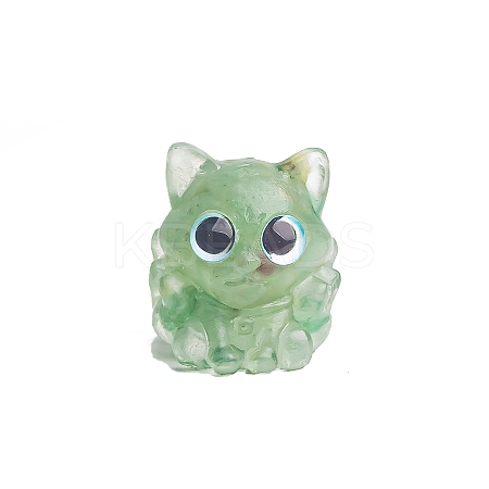 Resin Nine-tailed Fox Display Decoration PW-WG18546-08-1