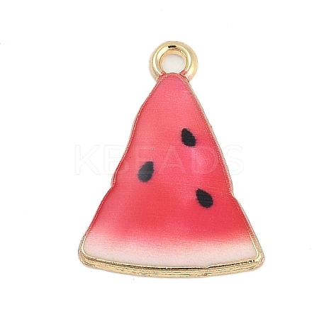 Alloy Enamel Pendants FIND-K020-21B-G-1
