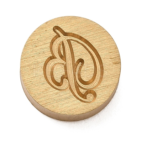 Golden Tone Brass Letter Stamps LS-KK-R005-01B-1