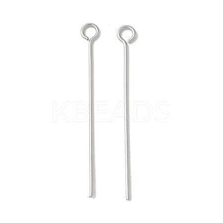 304 Stainless Steel Eye Pins STAS-K293-13P-0.6x30mm-1