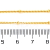 2mm Rack Plating Brass Satellite Chain Necklaces for Women Men MAK-L044-33G-5