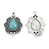 Tibetan Style Alloy Pendants PALLOY-R113-003-RS-1