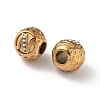 Ion Plating(IP) 304 Stainless Steel Rhinestone European Beads STAS-A092-10N-G-2